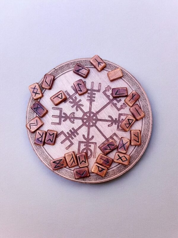 Tablero Vegvísir + Runas Vikingas - Imagen 3