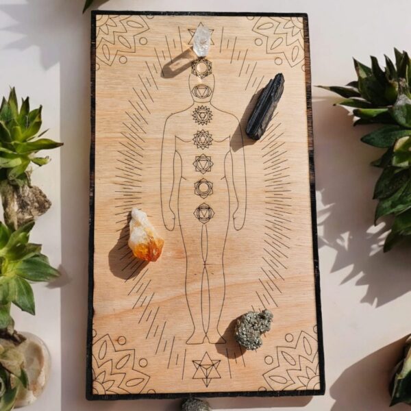 Tablero para trabajar con Energías, Chakras