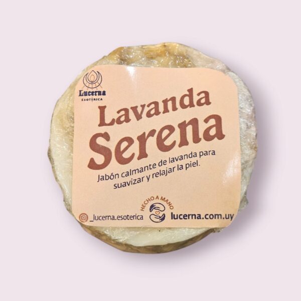 Jabón Vegano de Lavanda Serena